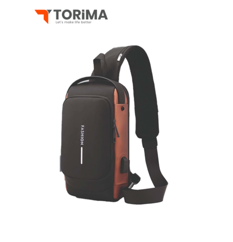 حقيبة الكتف اليومية torima | منفذ شحن USB | نظام قفل آمن | تصميم مريح 