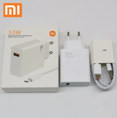 طقم شاحن Xiaomi GaN بقدرة 33 واط – شاحن سريع مدمج وفعال - Image 2 + 1