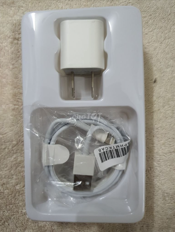 محول طاقة apple USB بقوة 5 واط + وصلة لايتنينغ إلى USB - Image 2 + 1