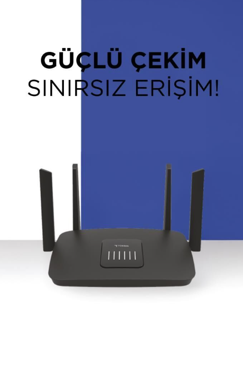 راوتر واي فاي لاسلكي مزدوج النطاق | 1200Mbps | 2.4GHz و 5GHz | 4 هوائيات torima - Image 1 + 1