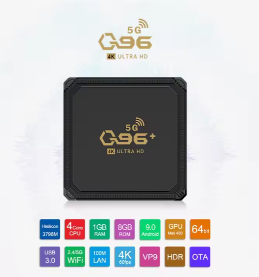 جهاز Smart TV Box لتشغيل الوسائط بدقة 4K  - Image 1 + 1