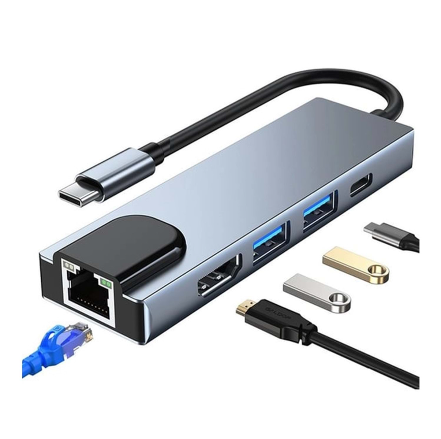 محول torima 5 في 1 Type-C إلى HDMI - Image 2 + 1