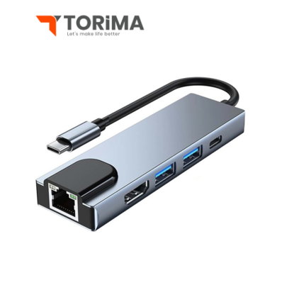 محول torima 5 في 1 Type-C إلى HDMI