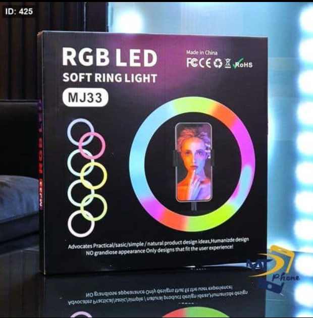 مصباح حلقي LED بحجم 12 إنش - Image 2 + 1