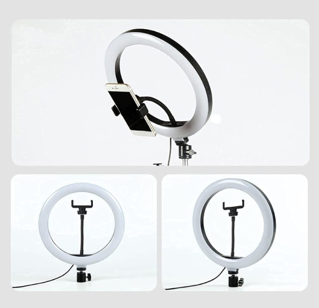 حلقة إضاءة LED قابلة للتعتيم بحجم 33 سم - Image 1 + 1