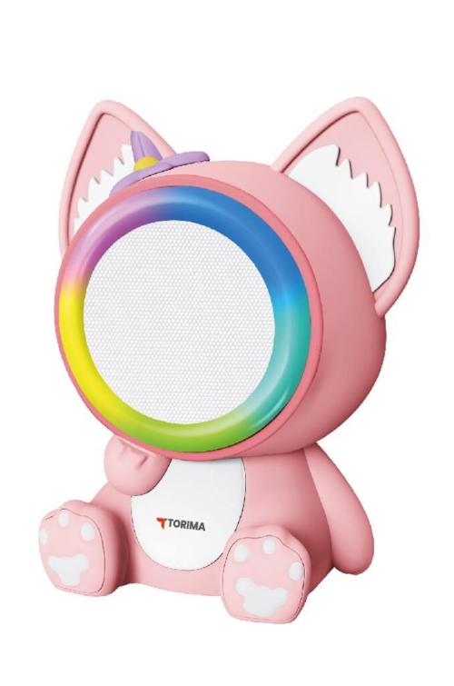 مكبر صوت كاريوكي مع ميكروفون وإضاءة RGB torima - Image 1 + 1