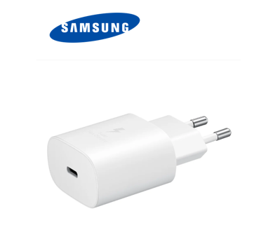 راسية شاحن جداري samsung USB-C بقوة 25 واط