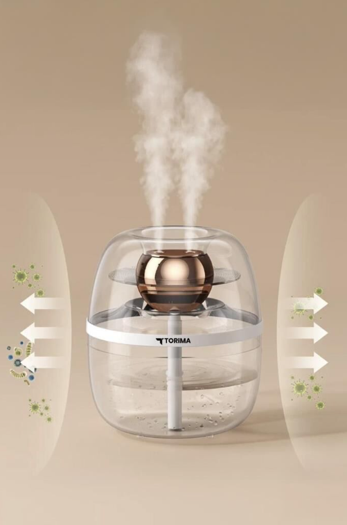 جهاز ترطيب الهواء torima مع العلاج العطري - Image 2 + 1